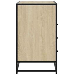 Berkfield Home Drawer Cabinet Sonoma Oak 70x41x70 cm Engineered Wood in Brown - Size: 70 x 41 x 70 cm - thumbnail 6