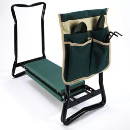 mysmartbuy Garden Kneeler & Hand Tool Set - Foldable Foam Gardening Seat or Kneeling Pad with Handles, Side Pocket, 2 x Trowels & Rake in Green - thumbnail 6