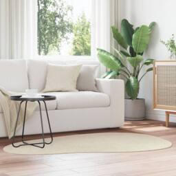 Berkfield Home Rug 'HUARTE' Short Pile Soft & Washable Beige 120x170 cm - Size: Medium - thumbnail 1