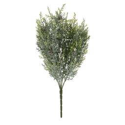 Lemon Pavilion Furniture and Decor Frosted Pine Spray Stem with Pinecones - L30 x W30 x H49 cm - White - thumbnail 3