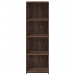 Berkfield Home Highboard Brown Oak 40x41x124 cm Engineered Wood - Size: 40 x 41 x 124 cm - thumbnail 4