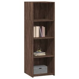 Berkfield Home Highboard Brown Oak 40x41x124 cm Engineered Wood - Size: 40 x 41 x 124 cm - thumbnail 3