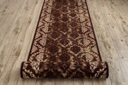 RugsX Anti-Slip Romance Runner in Brown - Size: 100 cm x 230 cm - thumbnail 5
