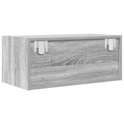 Berkfield Home TV Cabinet Grey Sonoma 60x31x25.5 cm Engineered Wood - thumbnail 8
