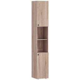 Wyld Haus Zivi Tall 6 Tier Bathroom Storage Cabinet Natural Finish - thumbnail 2