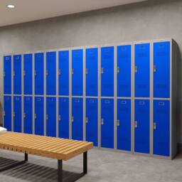 Phoenix Safe Company Personal Locker in Blue with Electronic Lock, PL1233GBE, 68L - Size: 180 cm x 100 cm - thumbnail 7
