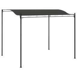 Berkfield Home Sunshade Awning 3x2.4 m Anthracite in Black - thumbnail 3