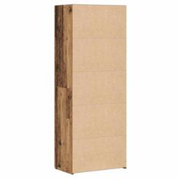 Berkfield Home Highboard Old Wood 70x42.5x185 cm Engineered Wood in Brown - thumbnail 7