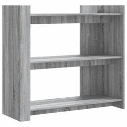 Berkfield Home Console Table Grey Sonoma 100x35x90 cm Engineered Wood - Size: 100 x 35 x 90 cm - thumbnail 2
