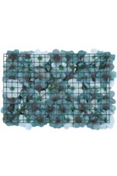 Neel Blue Hydrangea Artificial Flower Wall Panel for Wedding Decoration in Teal - thumbnail 3
