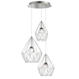 LED Spiral Pendant Ceiling Light with different shade sizes - thumbnail 1