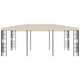 Berkfield Home Gazebo 3x6 m Cream in Beige - thumbnail 3
