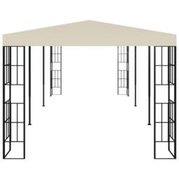 Berkfield Home Gazebo 3x6 m Cream in Beige - thumbnail 1