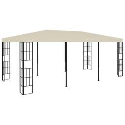 Berkfield Home Gazebo 3x6 m Cream in Beige - thumbnail 2