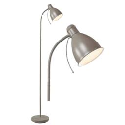 EONLION Grey Living Room Bedroom Floor Lamp Adjustable Reading Light - thumbnail 1
