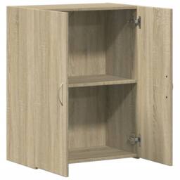 Berkfield Home Durable File Cabinet Sonoma Oak 60x32x77.5 cm Engineered Wood in Natural - thumbnail 7