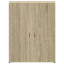 Berkfield Home Durable File Cabinet Sonoma Oak 60x32x77.5 cm Engineered Wood in Natural - thumbnail 4