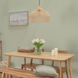 ValueLights Natural Rattan Easy Fit Pendant Light Shade - Size: 18 inches - thumbnail 2