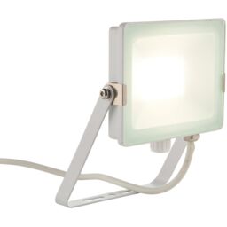 Loops 4 PACK Outdoor Waterproof LED Floodlight - 30W Cool White LED - Matt White - thumbnail 5