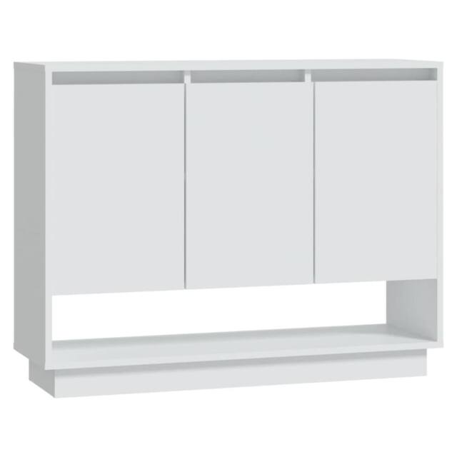 Berkfield Home Sideboard White 97x31x75 cm Engineered Wood - Size: 97 x 31 x 75 cm - image 1