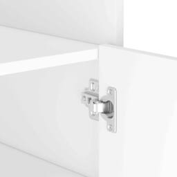 Berkfield Home Sideboard White 45x35x75 cm Engineered Wood - Size: 45 x 35 x 75 cm - thumbnail 9