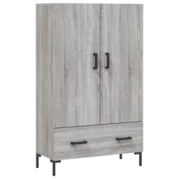 Berkfield Home Highboard Grey Sonoma 69.5x31x115 cm Engineered Wood - thumbnail 2