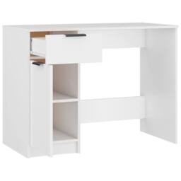 Berkfield Home Decorative Desk White 100x50x75 cm Engineered Wood - Size: 100 x 50 x 75 cm - thumbnail 6