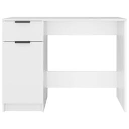 Berkfield Home Decorative Desk White 100x50x75 cm Engineered Wood - Size: 100 x 50 x 75 cm - thumbnail 7