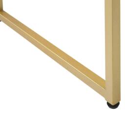 Wyld and Coco Console Table White 2 Drawers 100 x 48 cm with Golden Base - thumbnail 9