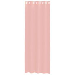 Berkfield Home Voile Curtains with Grommets 2 pcs Pink 140x300 cm - thumbnail 4