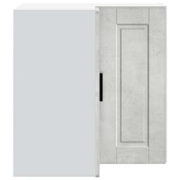 "Berkfield Home Kitchen Wall Corner Cabinet ""Porto"" Concrete Grey Engineered Wood" - thumbnail 6