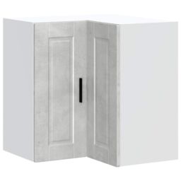 "Berkfield Home Kitchen Wall Corner Cabinet ""Porto"" Concrete Grey Engineered Wood" - thumbnail 2