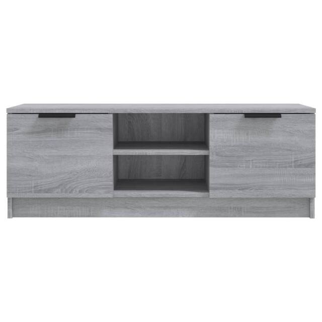 Berkfield Home TV Cabinet Grey Sonoma 102x35x36.5 cm Engineered Wood - image 1