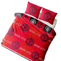 Manchester United FC Honour Reversible Duvet Set in Red - Size: Single - thumbnail 4