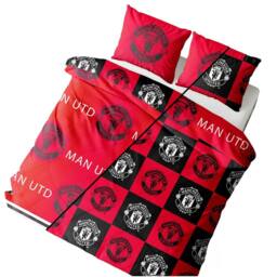 Manchester United FC Honour Reversible Duvet Set in Red - Size: Single - thumbnail 3