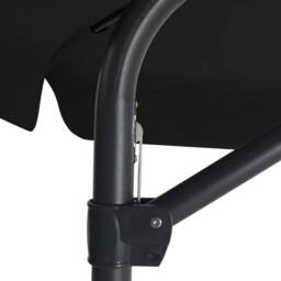 Berkfield Home Garden Parasol with Steel Pole 300 cm Black - thumbnail 6