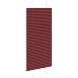 Berkfield Home Pleated Blind Bordeaux Red 65x100 cm Fabric Width 64.4 cm Polyester - thumbnail 4