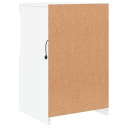 Berkfield Home Sideboard with LED Lights White 41x37x67 cm - Size: 41 x 37 x 67 cm - thumbnail 9