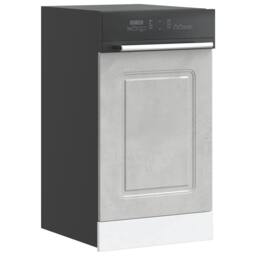 Berkfield Home Dishwasher Panel¬†Kalmar¬†Concrete Grey¬†45x1.5x67 cm Engineered Wood in Grey - Size: 45x1.5x67 cm - thumbnail 1