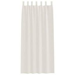 Berkfield Home Curtains with Curtains 2 pcs Cream 140 x 245 cm Polyester - thumbnail 4
