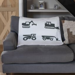 Benjamin Tate Design Construction equipment Designer Blanket in Natural - Size: 120 cm x 150 cm - thumbnail 2