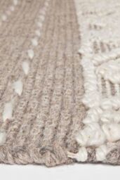 Homescapes Patna Beige & Natural Kilim Wool Rug - Size: 90 cm x 150 cm - thumbnail 4