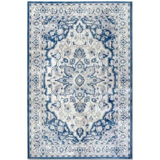 THE RUGS Villeroy & Boch 1869 Rug Gabrielle - Classic Blue Medallion Design - Size: 160 cm x 235 cm - image 1
