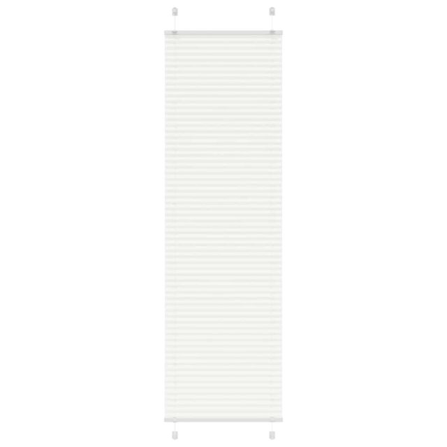 Berkfield Home Pleated Blind White 60x200 cm Fabric Width 59.4 cm Polyester - image 1