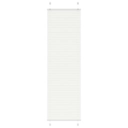 Berkfield Home Pleated Blind White 60x200 cm Fabric Width 59.4 cm Polyester