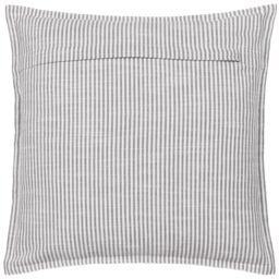 Yard Truro Stripe Reversible 100% Cotton Cushion in Grey - Size: 45 cm x 45 cm - thumbnail 3