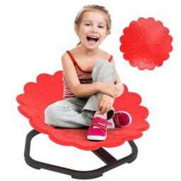 AIYAPLAY Sensory Spinning Chair, Kids Swivel Chair in Red - thumbnail 2