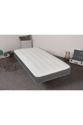 eXtreme Comfort Ltd Cooltouch Essentials Wave Grey Border Quilted Hybrid Spring Mattress - Size: Small Single - thumbnail 4