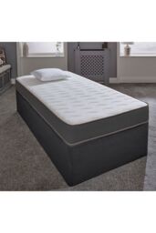 eXtreme Comfort Ltd Cooltouch Essentials Wave Grey Border Quilted Hybrid Spring Mattress - Size: Small Single - thumbnail 3