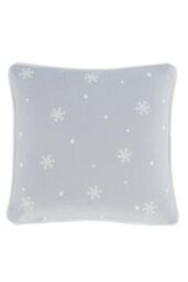 Fusion 'Christmas Woodland Animals' Velvet Filled Cushion in Red - Size: 43 cm x 43 cm - thumbnail 2